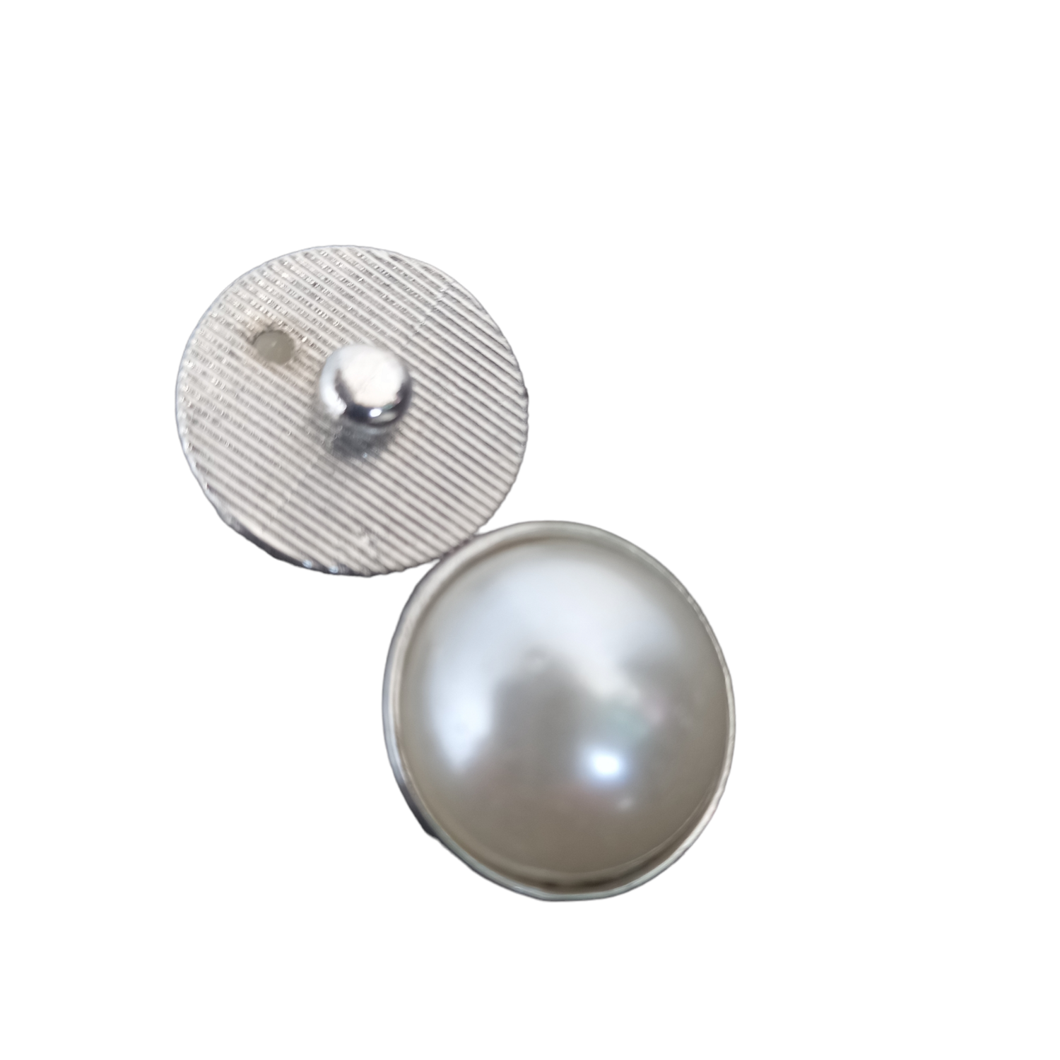 Interchangeable Dome: Acrylic pearl silver(6pcs)