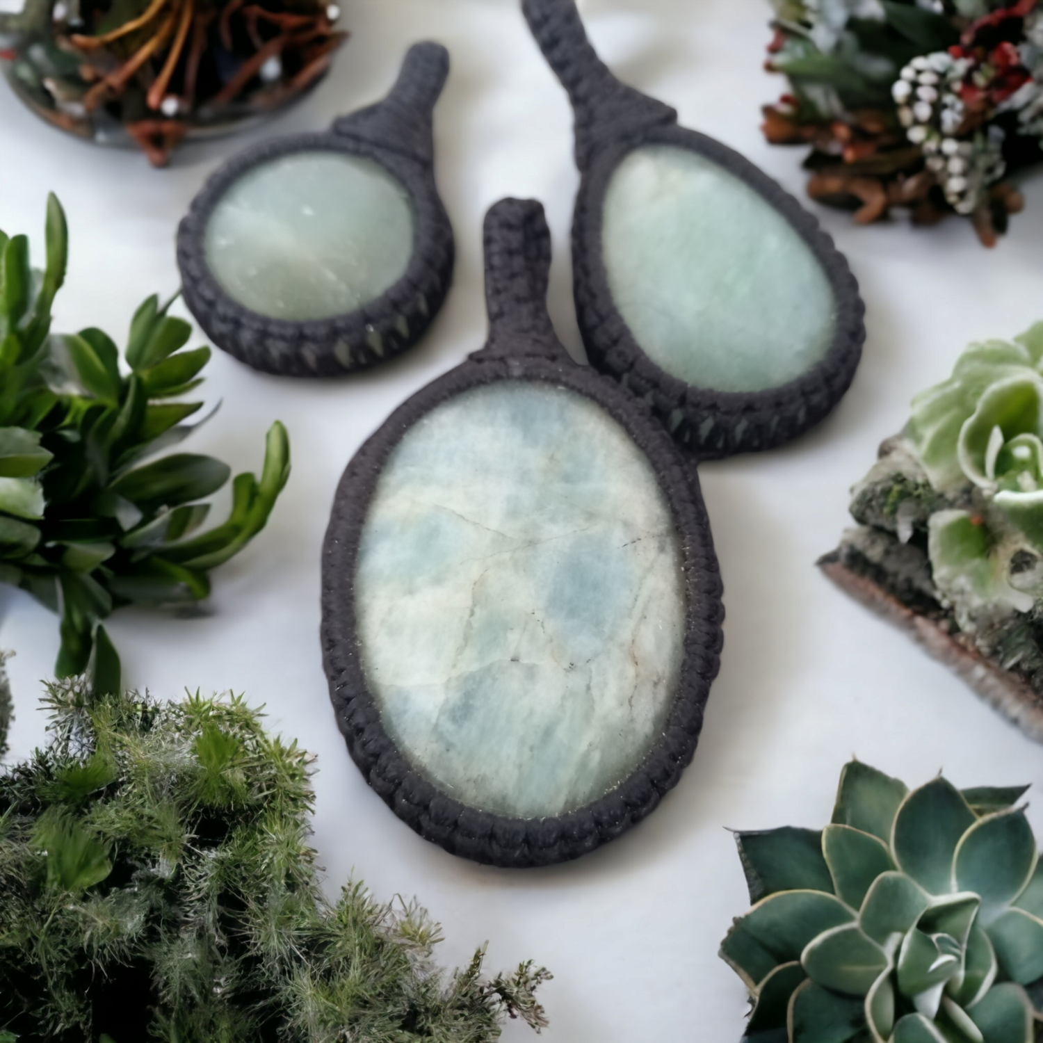 Macrame01:Amazonite 