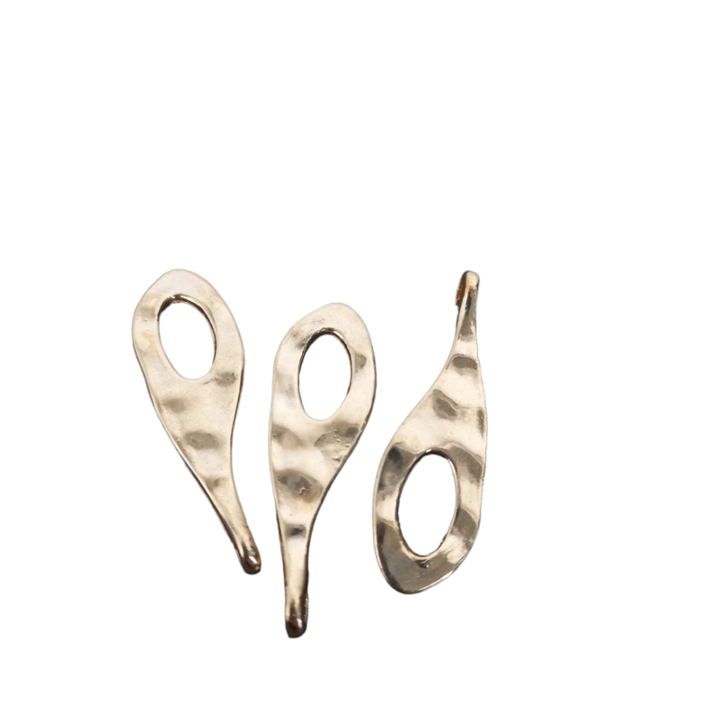 Loop01: kc gold (35x15mm)10 pieces