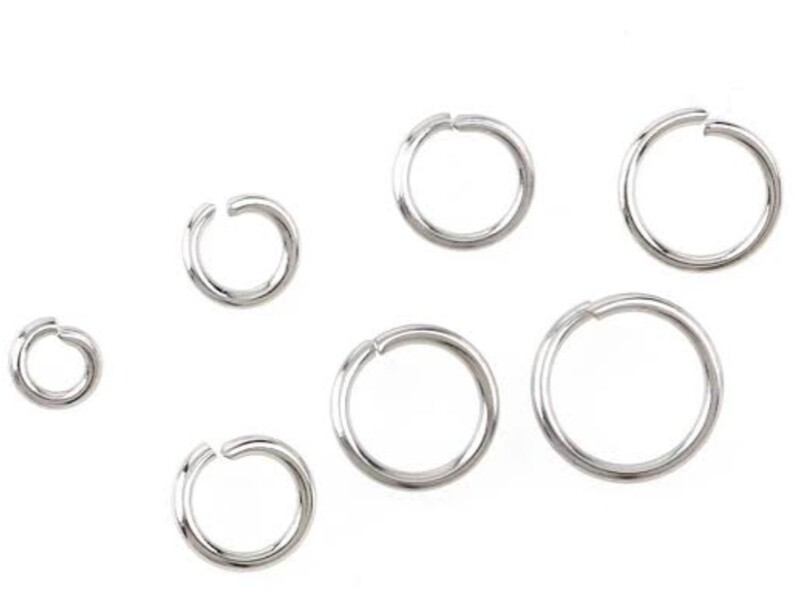 fr014a: Jump Rings Silver 2x14mm (50gm)