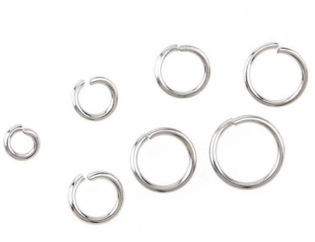 fr014: Jump Rings Nickel 2x14mm (50gm)