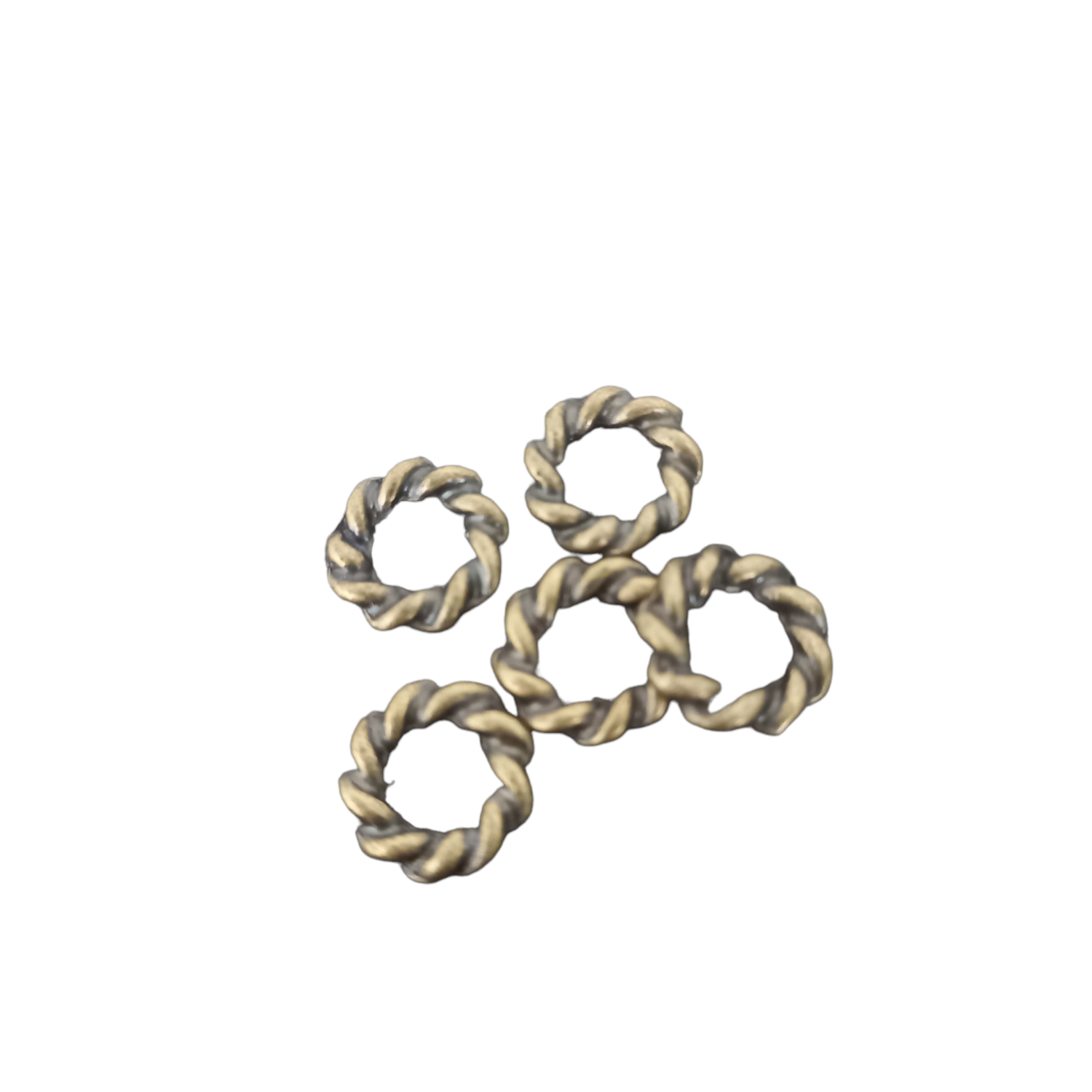 Solid Rings Antique Gold 10mm