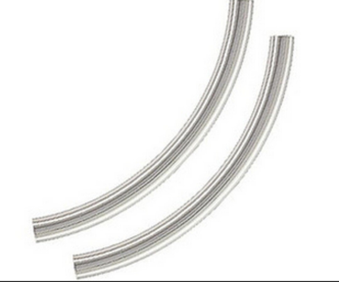 116/25:Tube Spacer Silver 2x25