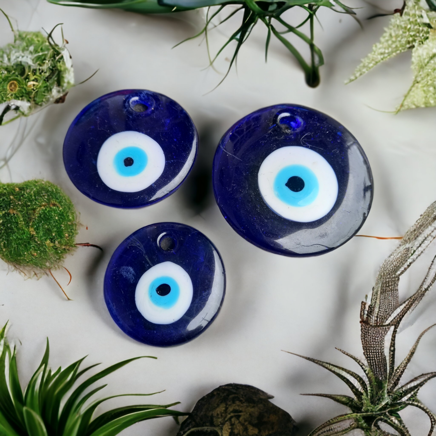 GLASS EVIL EYE  25mm EA