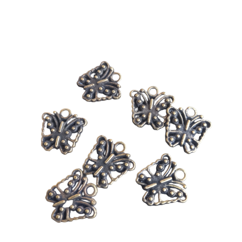 Charm Butterfly Antique Gold(30)