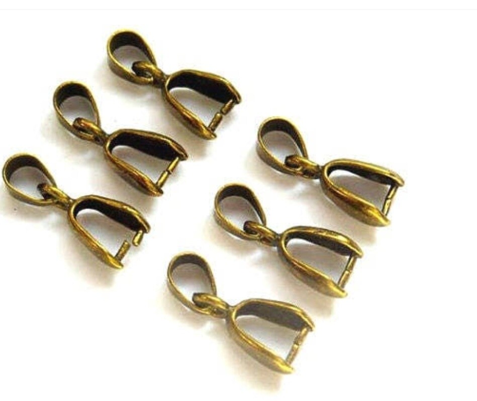 Bail ant gold.10mm (20 pieces)