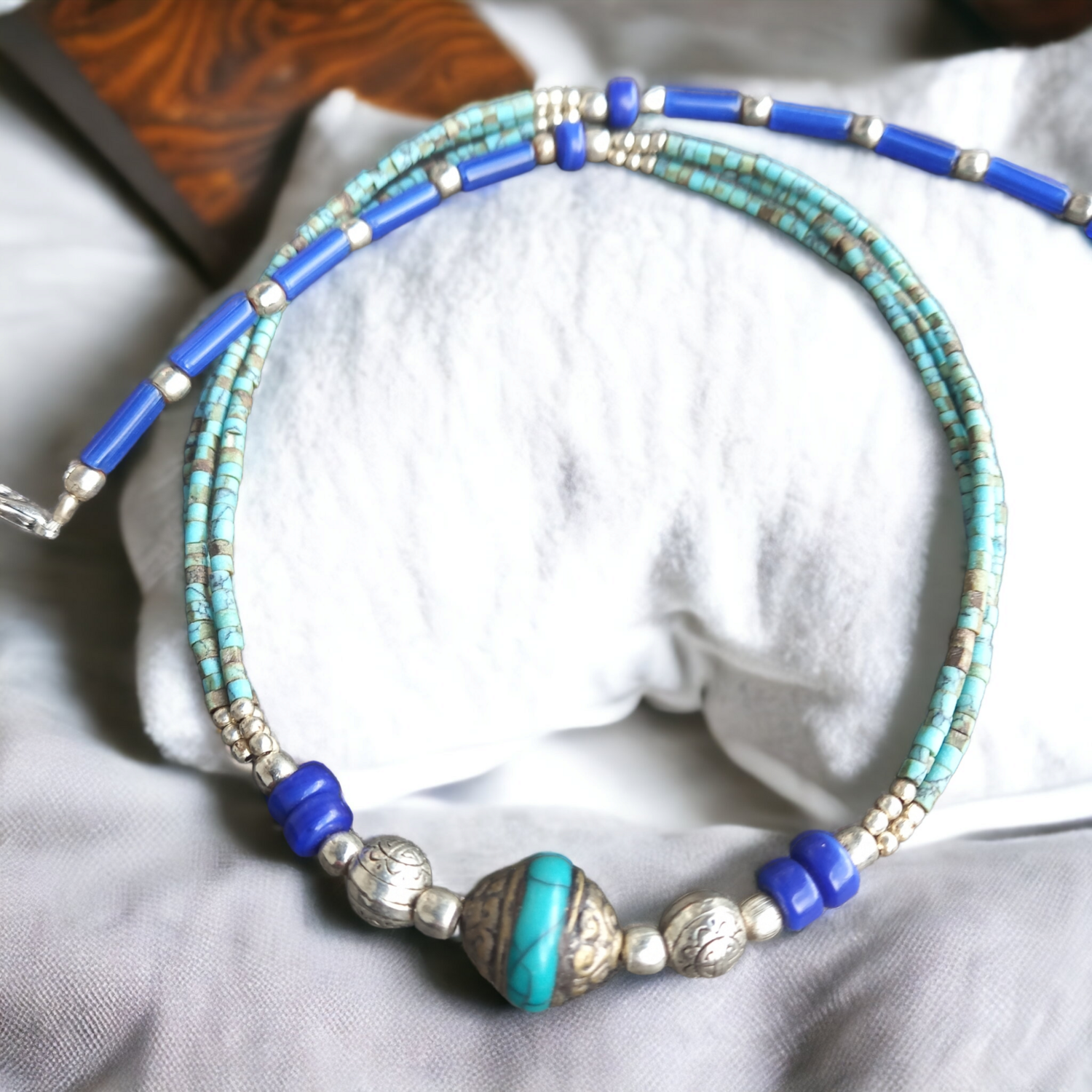Necklace Turquoise & Lapis 