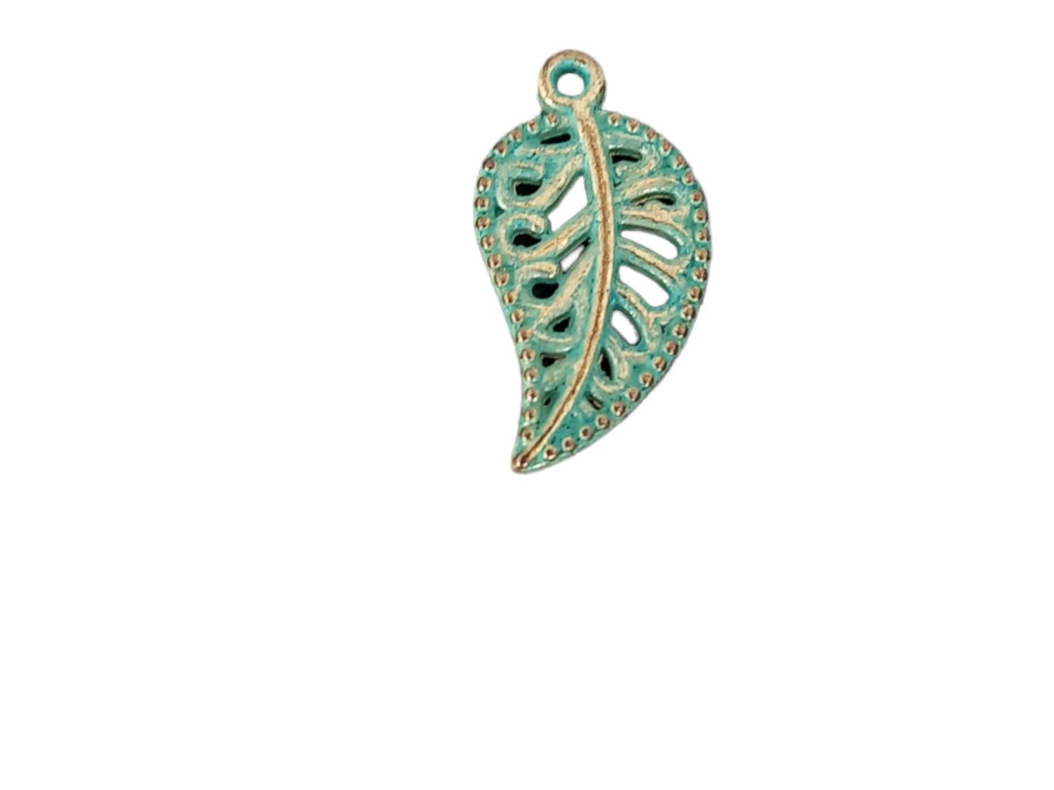 Leaf charm green(10)
