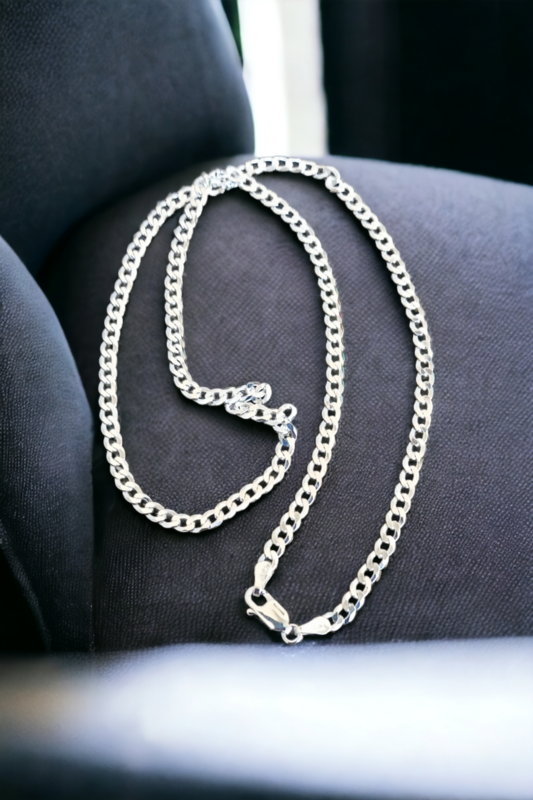 925 s silver chain Flat link