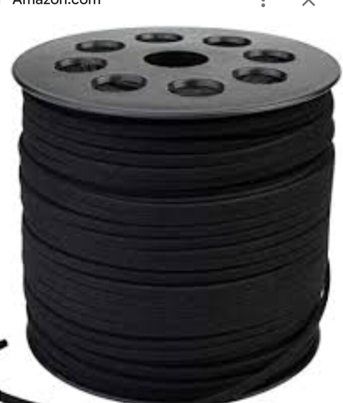 su1090: Suede  3mm black