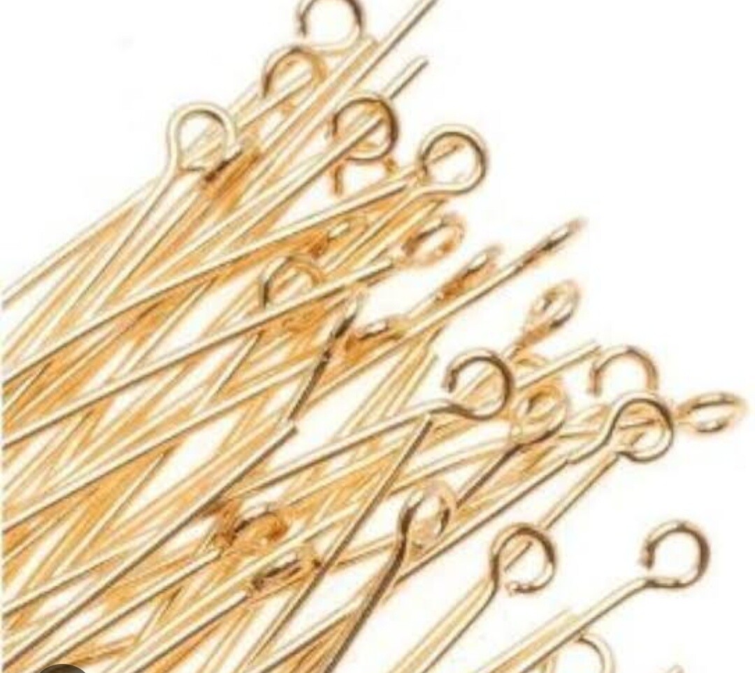 Eye pins(1x50mm)50g gold