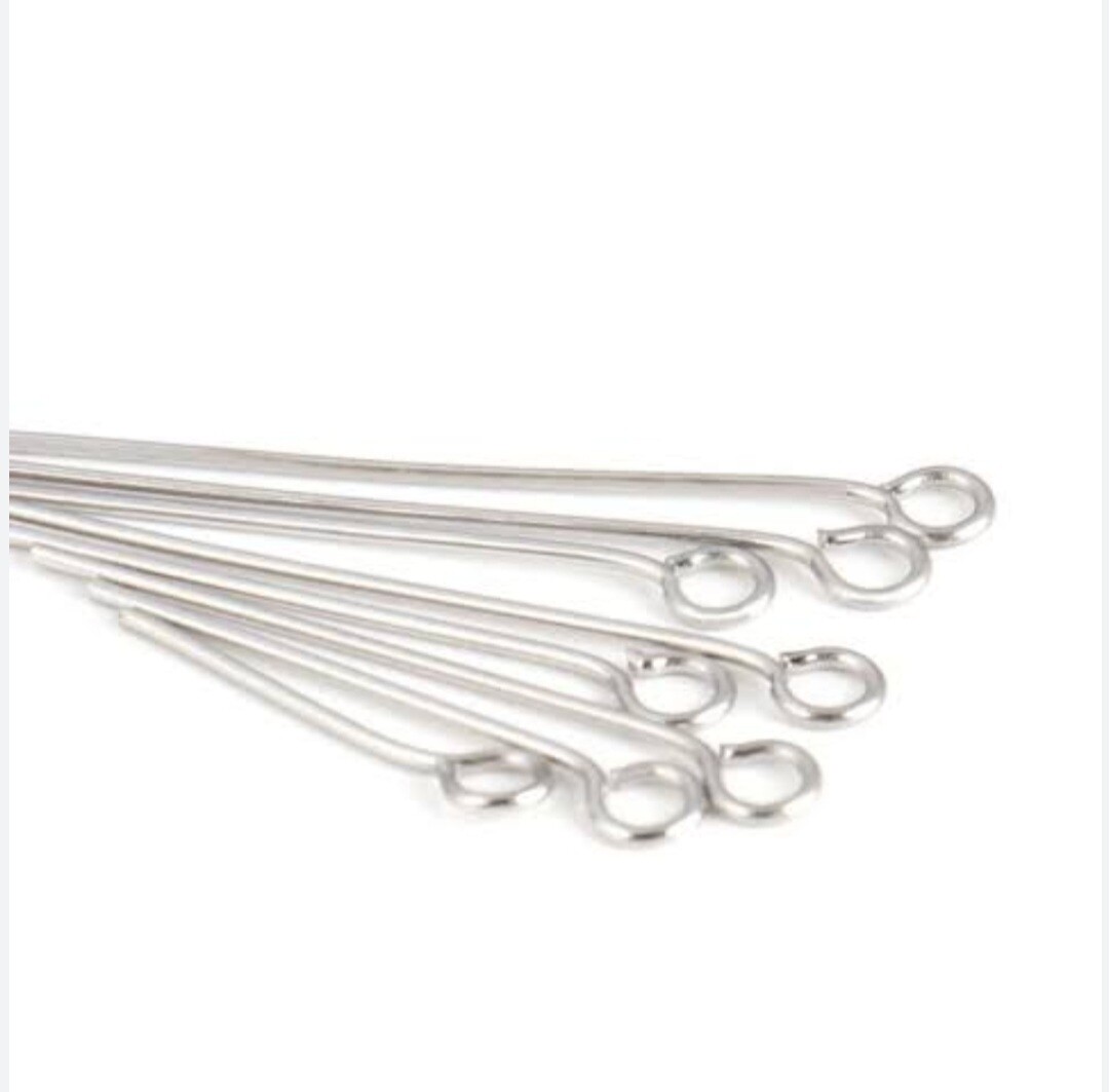 Eye pins(1x30mm)50g silver