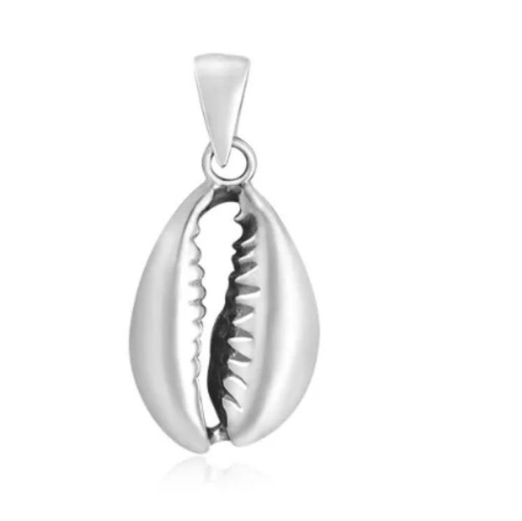 925 SS cowry pendant