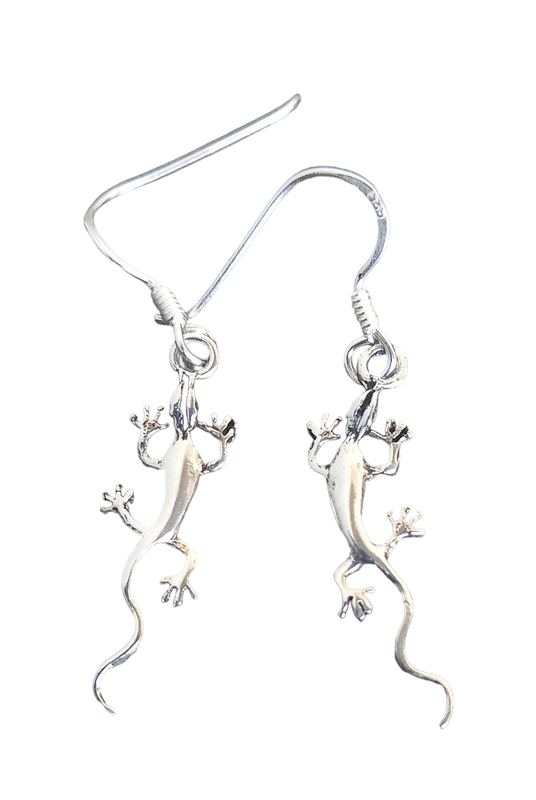 925 sterling silver gecko 