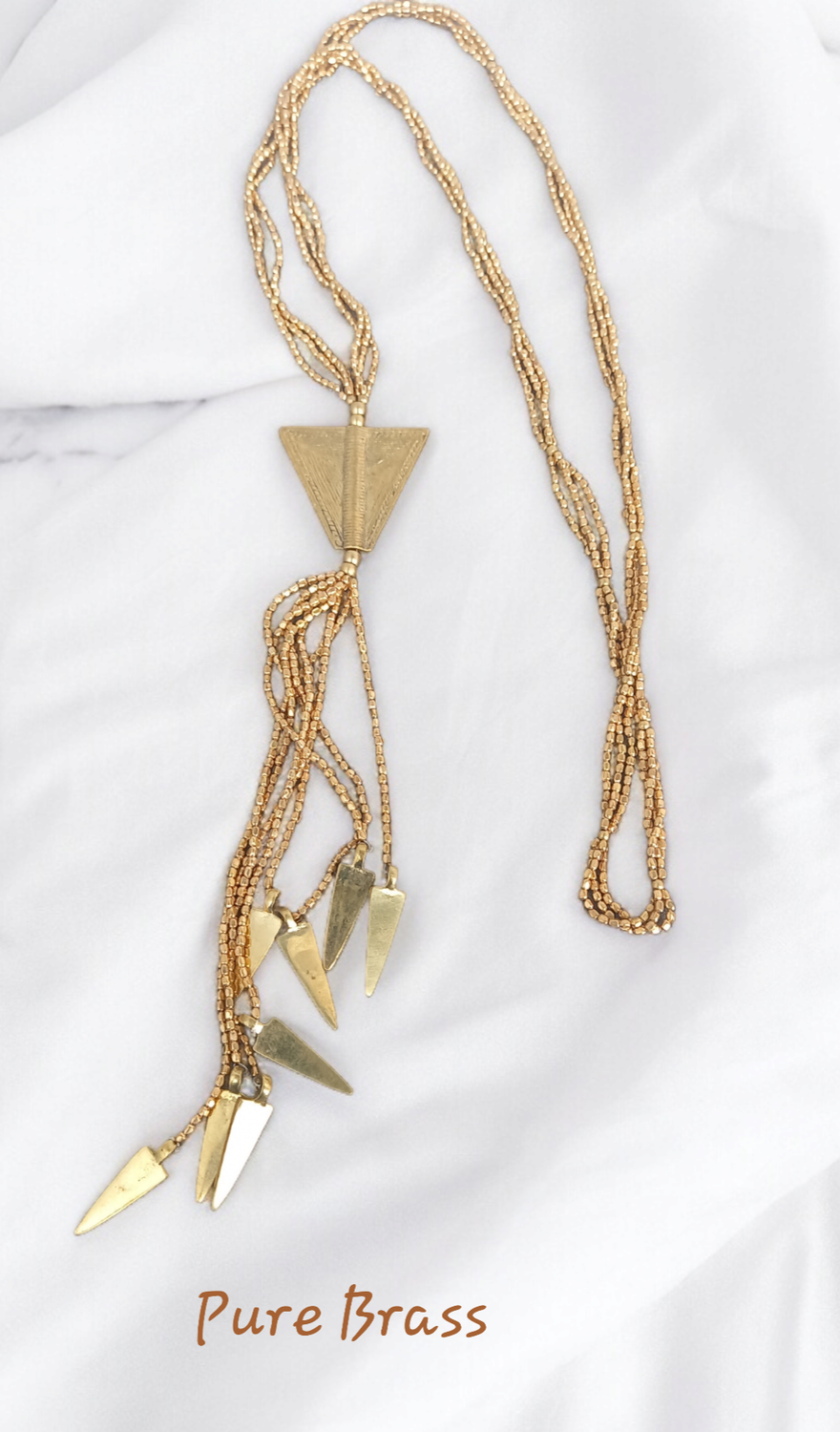 Brass necklace