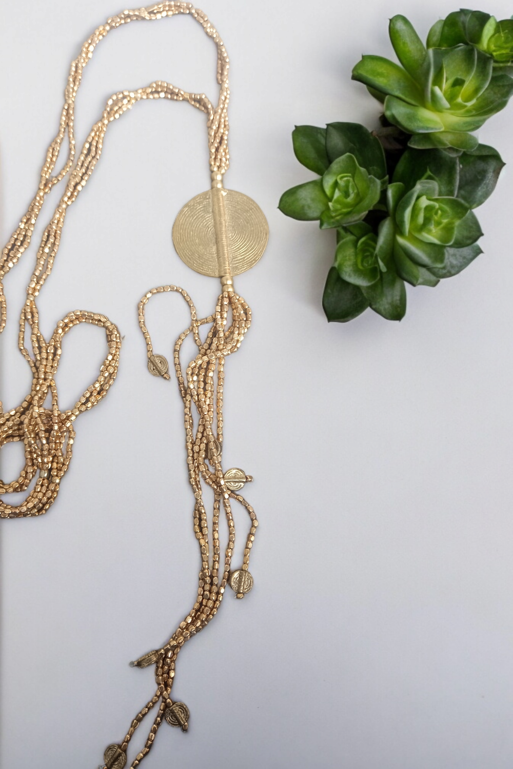 Brass necklace