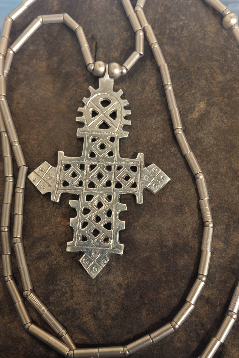 Brass Ethiopian necklace 3