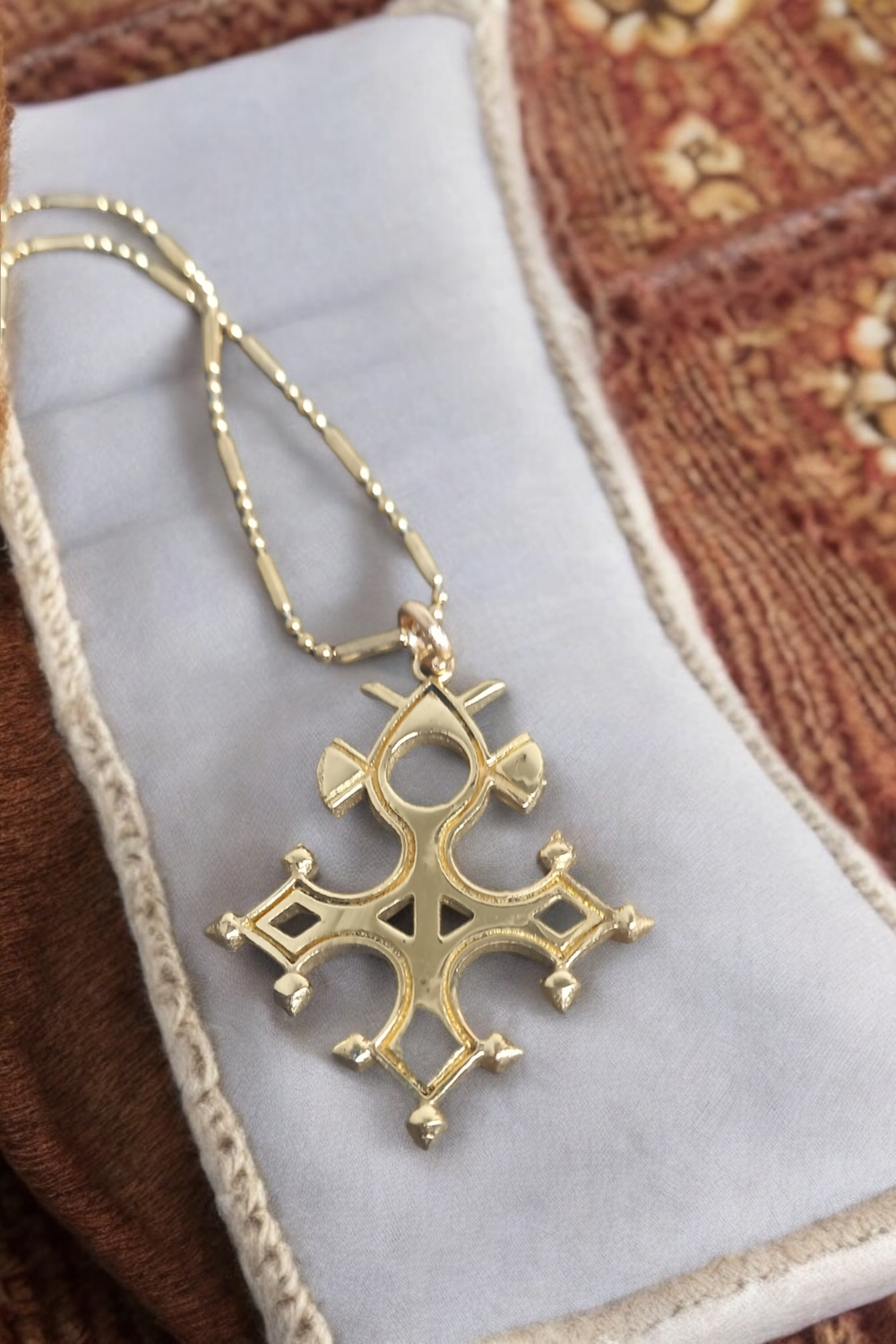 Brass necklace