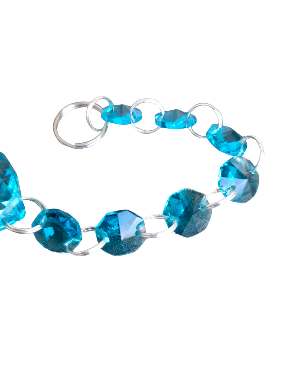 Crystal Hexagonal(20p)turquoise 