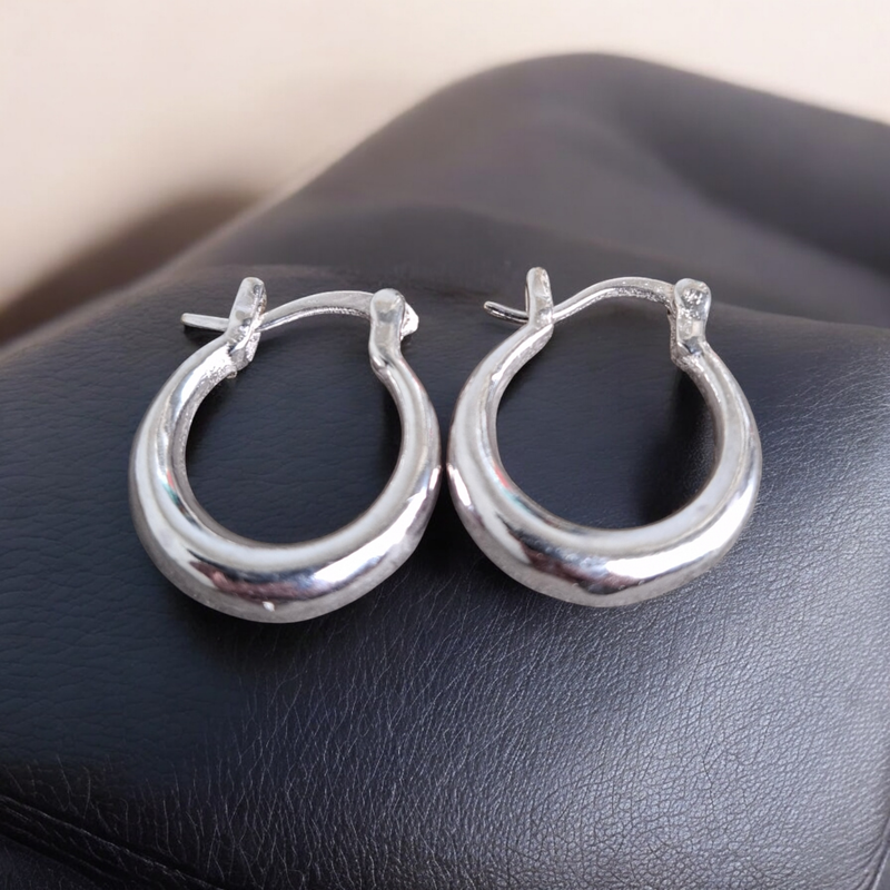 Silver coated brass Earrings 