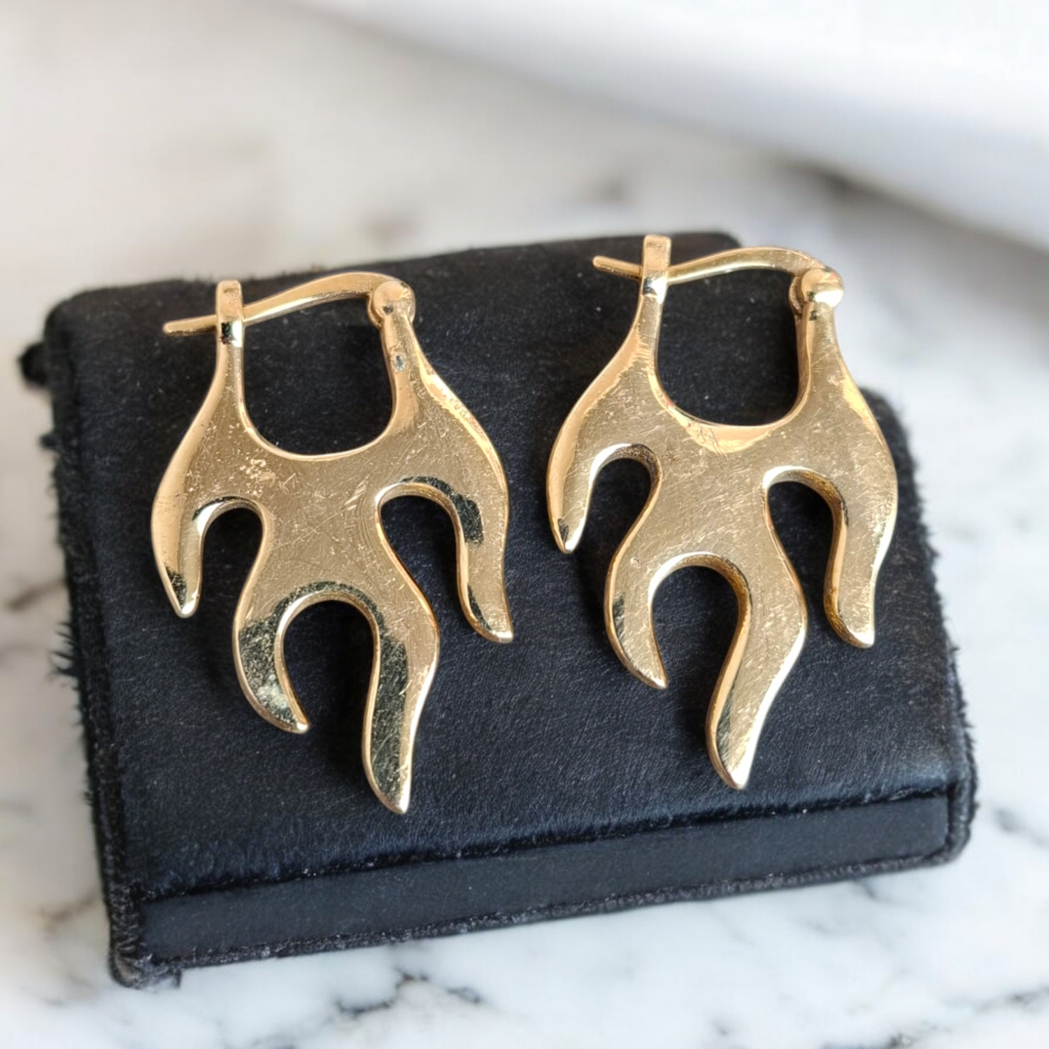 Brass Earrings 