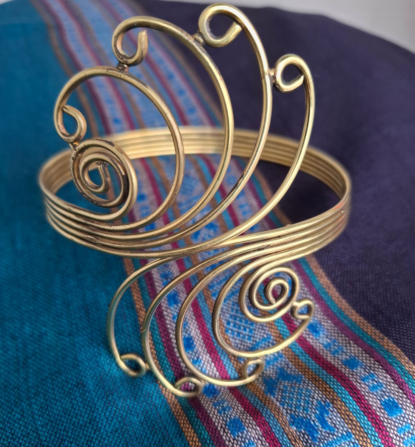 AC 001:Brass arm cuff