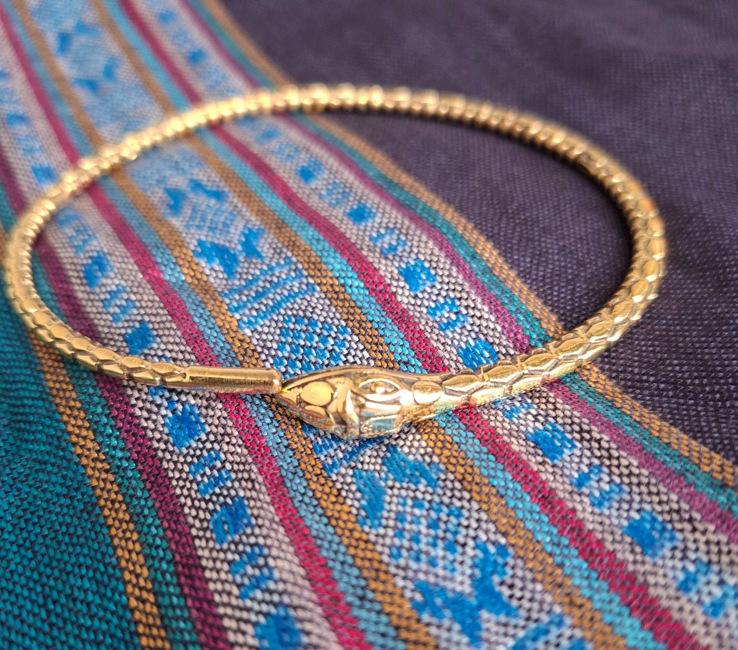 Brass arm cuff