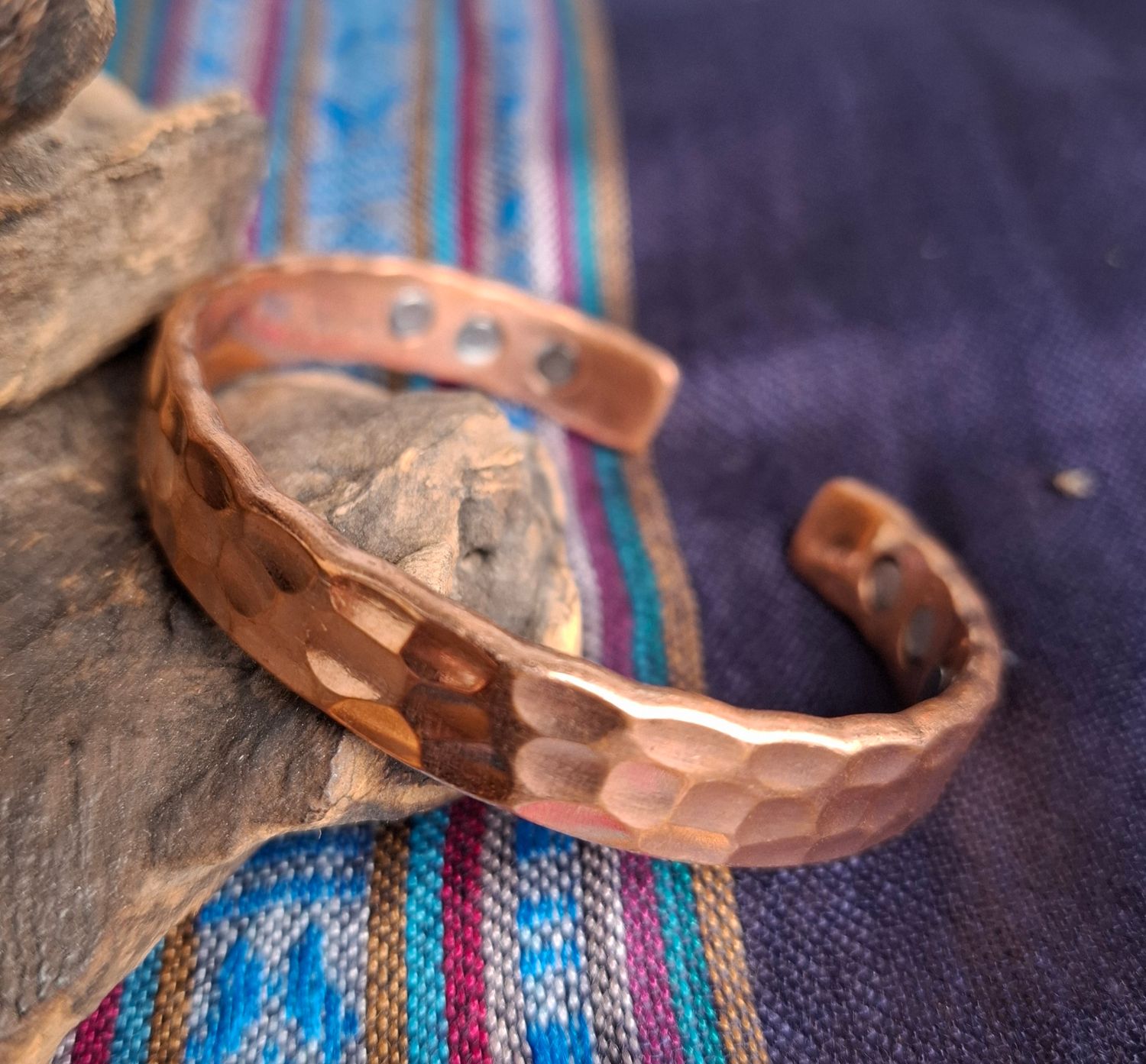  Brass  bracelet (magnetic)