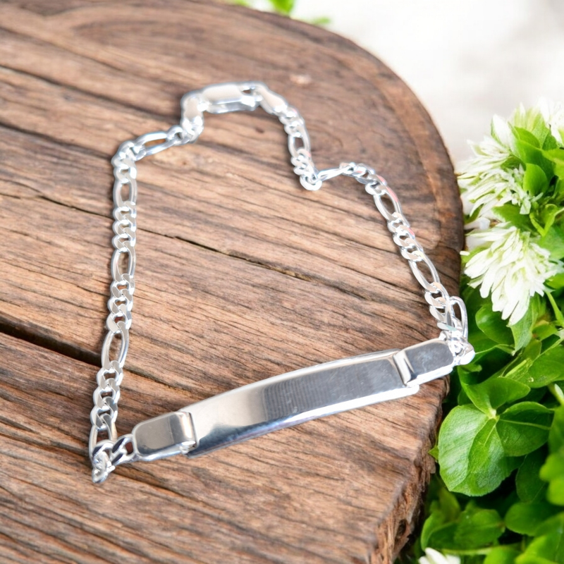 925 S Silver engraving bracelet 