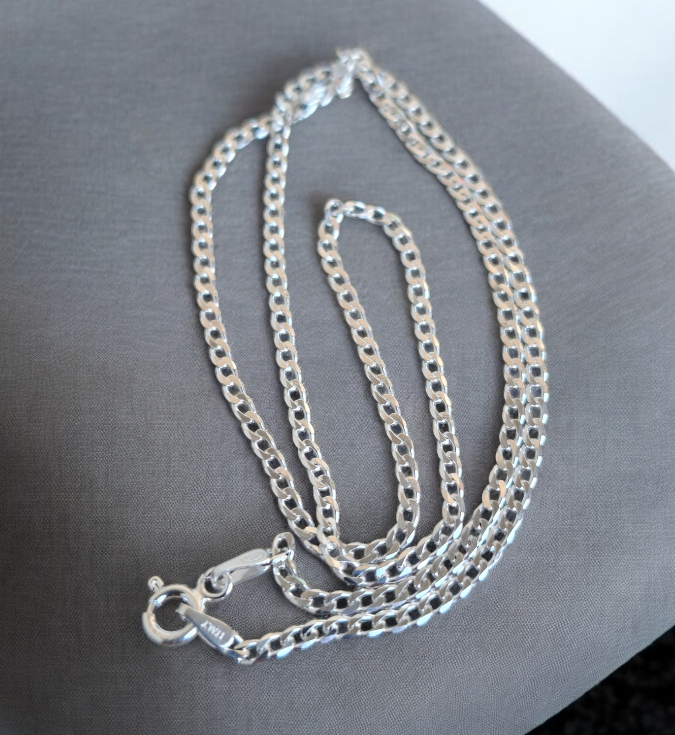 925 s silver Curb(45cm) 