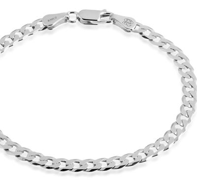 925 s silver Curb bracelet 20cm