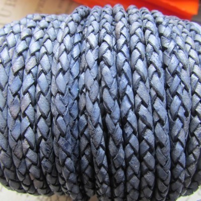 BoloA30m: Antique Denim Braided 3.5mm (1 metre)