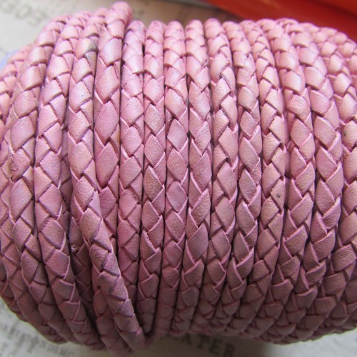 BoloA32m: Antique Pink Braided 3.5mm (1 metre)