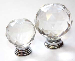 Crystal Doorknob 40mm (10+ R45ea)
