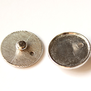 Interchangeable Silver Base Part (10 pieces) 18mm