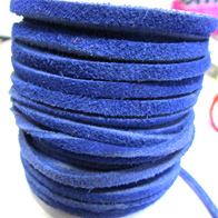 SL191: Blue Suede Leather 3mm(25m)