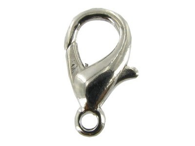 1825-3N: Lobster Clasp Nickel 12mm (20 pieces)