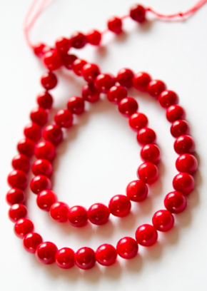 Coral001: Coral Round 8mm(FAUX)