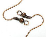 Shepherd Earring Hook Antique Copper