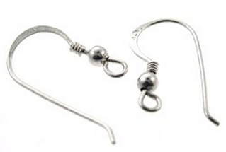 Shepherd Earring Hook Silver(Nickel-free)