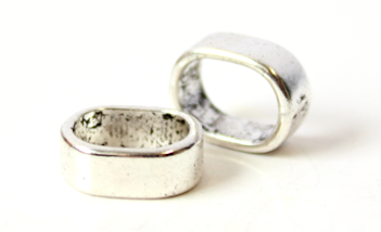 Leather Spacer Nickel (20 pieces)