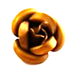 Metal Flower Brown