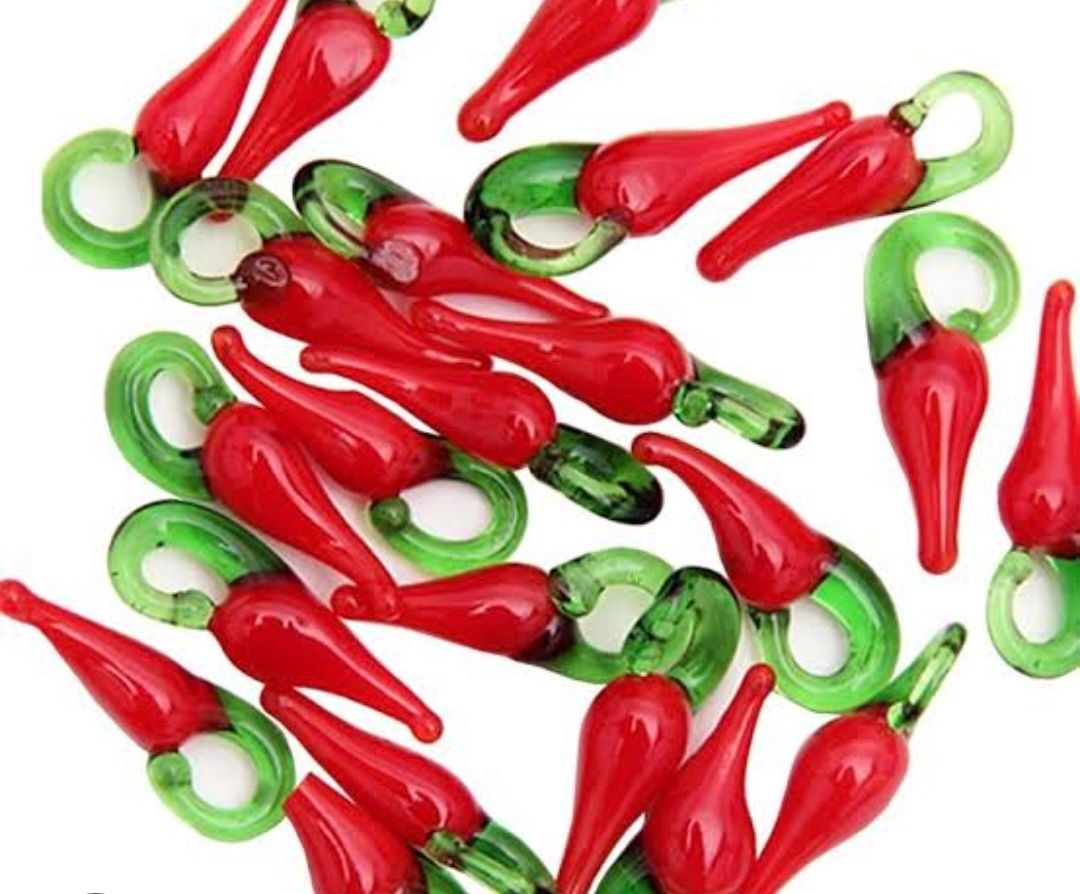 Charm Chilli(lampwork)