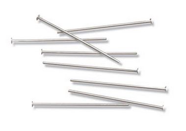 Head Pins Silver 0.7/40mm