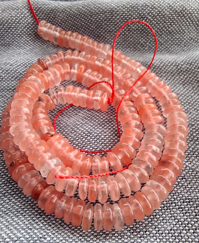Cherry Quartz 2x6mm 