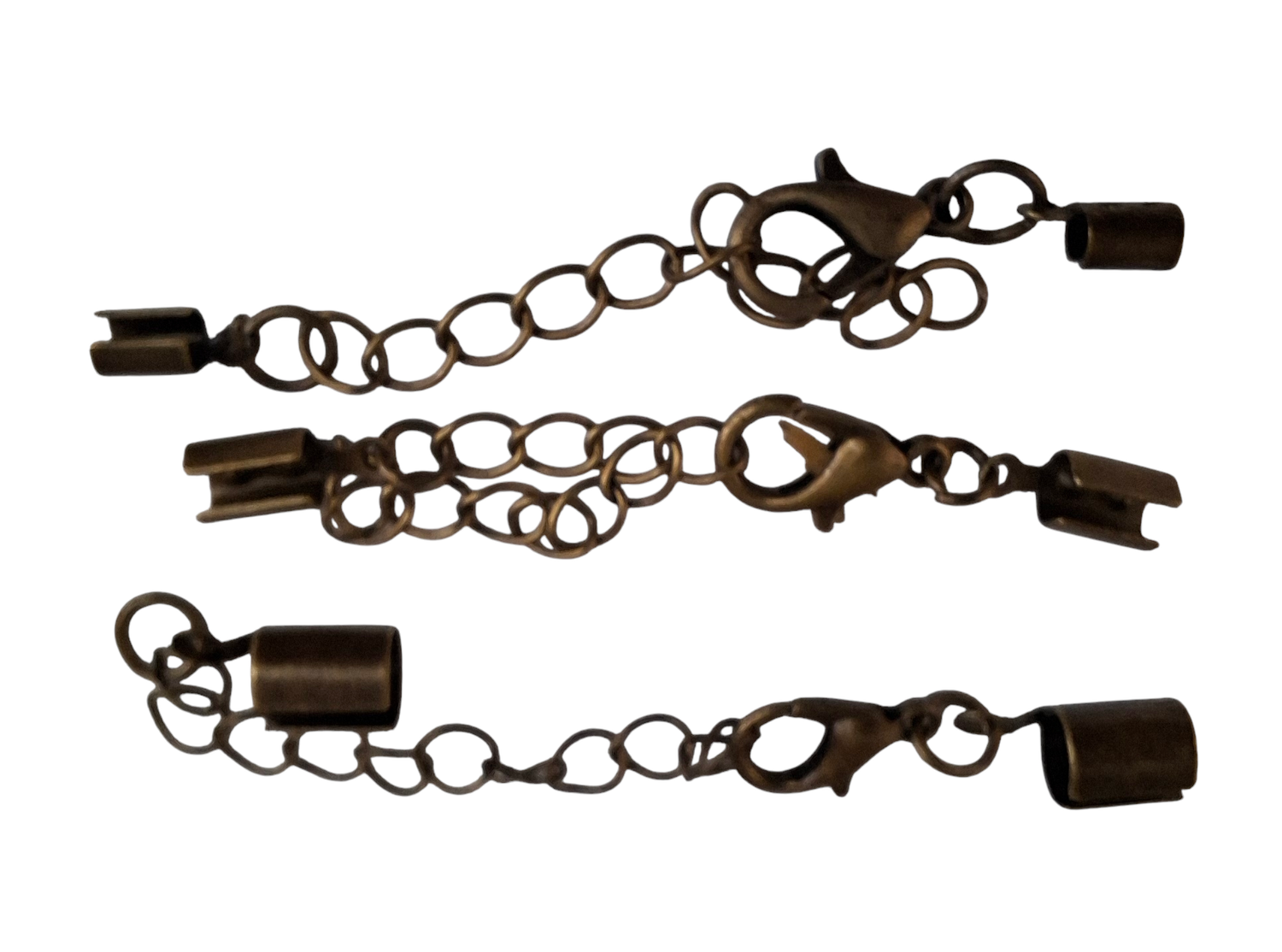 leather end ant gold(10 sets)2mm