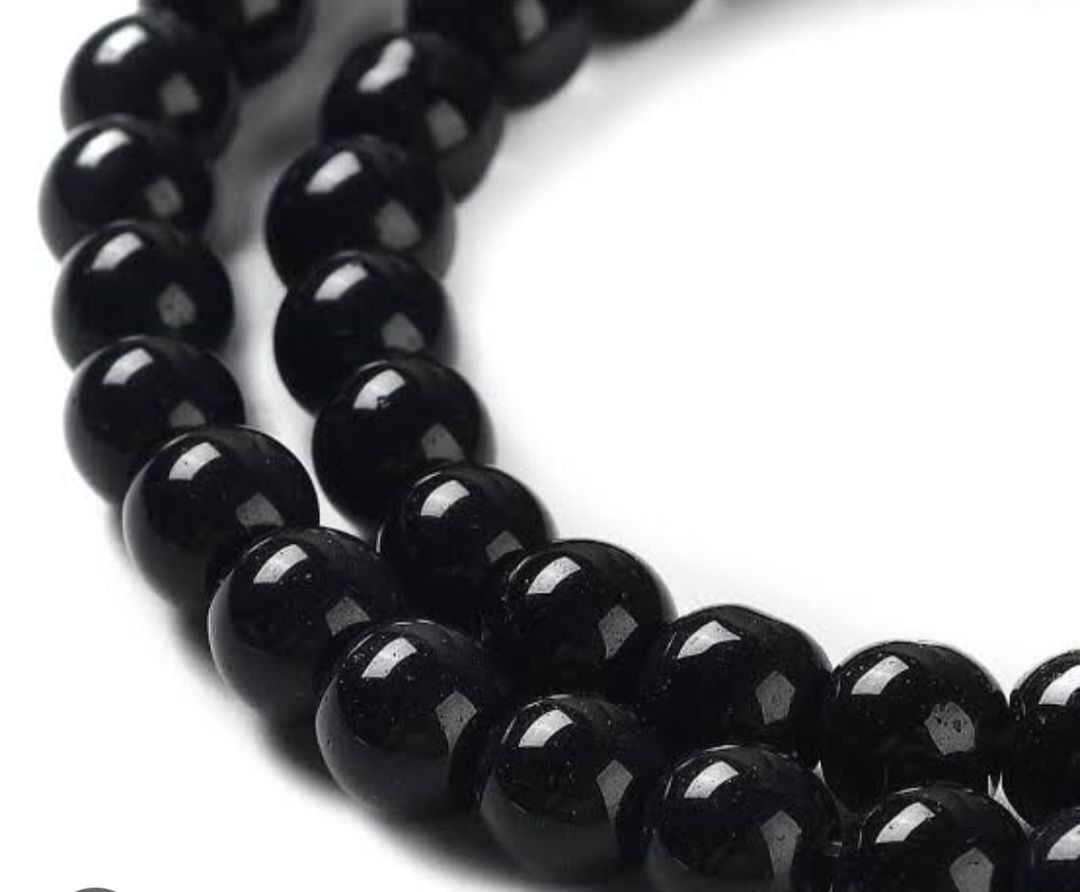 Glass Pearl black 6mm