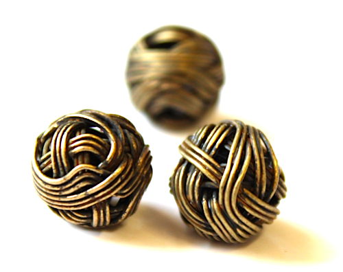Spacer  Ball Antique Gold