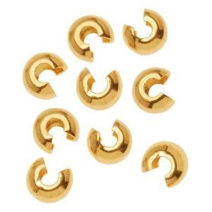 Crimp Cover KC Gold4mm nickel free(10)