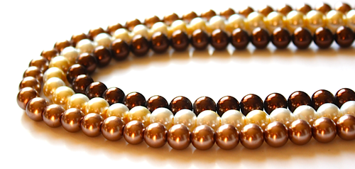 z3: Glass Pearl Bronze 8mm